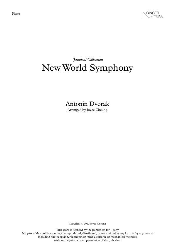 New World Symphony from Jazzical Collection (arr. Joyce Cheung)