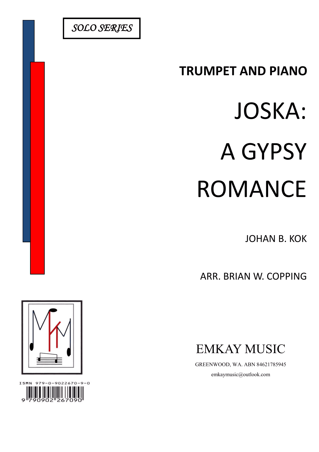 JOSKA: A GYPSY ROMANCE – TRUMPET & PIANO (arr. BRIAN W. COPPING)