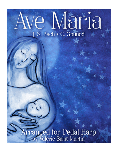 Bach / Gounod - Ave Maria - Harp (arr. Valerie Saint Martin)