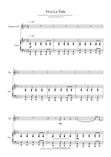 Viva La Vida (arr. Matthew pyeon)