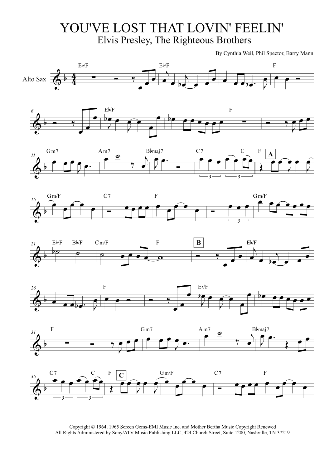 You've Lost That Lovin' Feelin' (arr. Leo Silva)