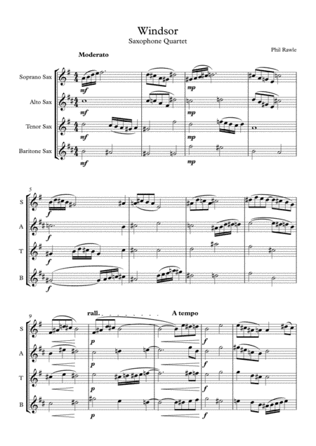Windsor - Saxophone Quartet