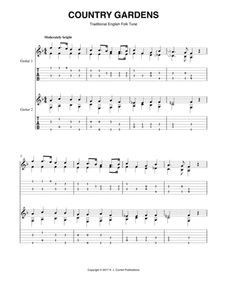 Country Gardens (arr. Mark Phillips)