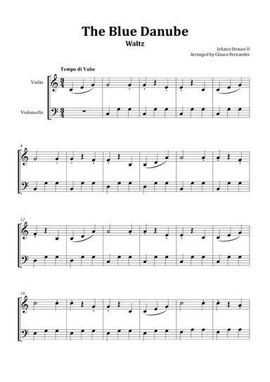 The Blue Danube (arr. Glauco Fernandes)
