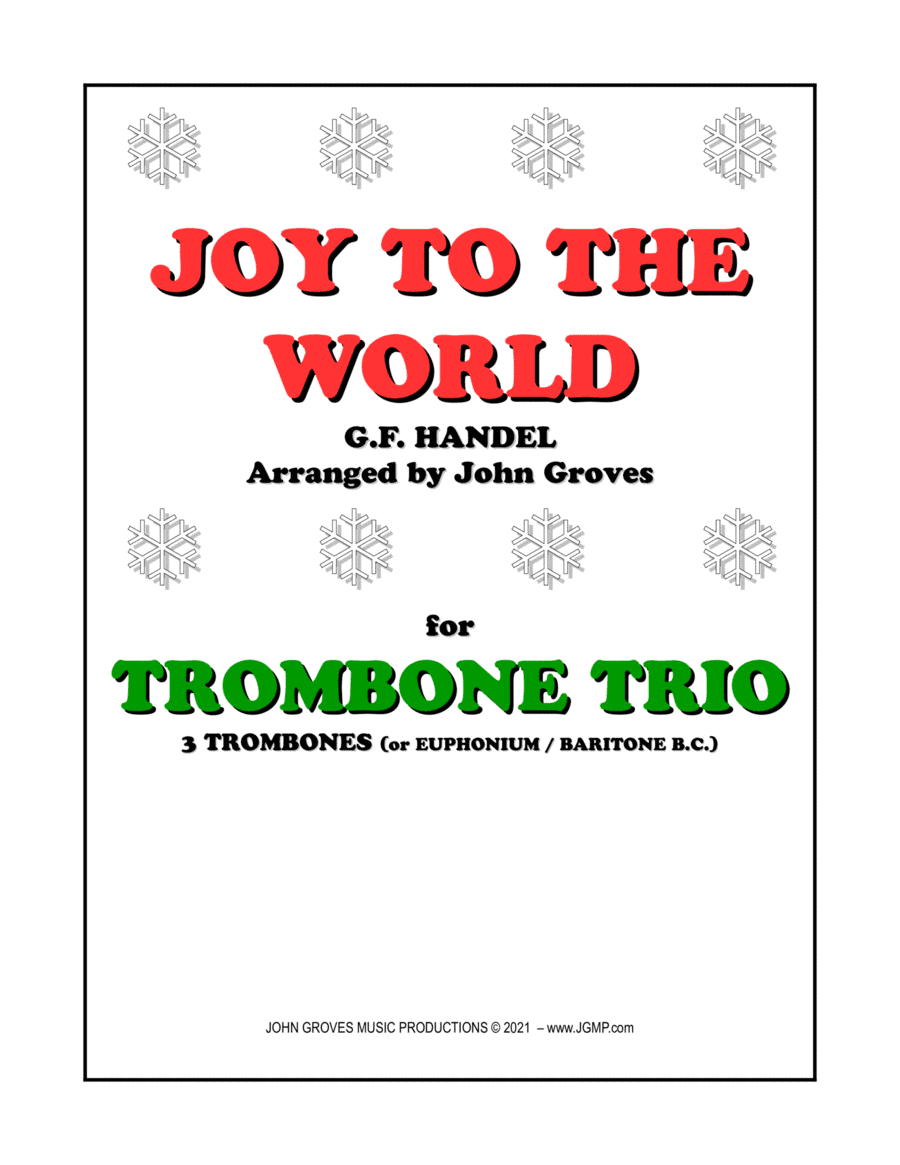 Joy To The World - Trombone Trio (arr. John Groves)