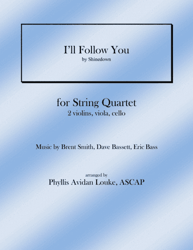 I'll Follow You (arr. Phyllis Avidan Louke)