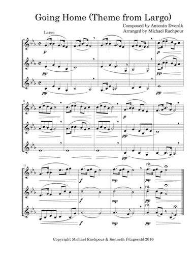 Going Home (Theme from Largo) for Three Trumpets (arr. Michael Raehpour)