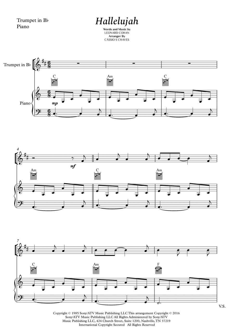 Hallelujah (arr. Cássio Silva Chaves)