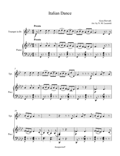 Italian Dance (arr. Nick Lacanski)