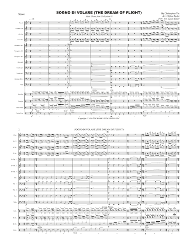 Sogno Di Volare ("the Dream Of Flight") (arr. Clifton Taylor & Jason Baker)