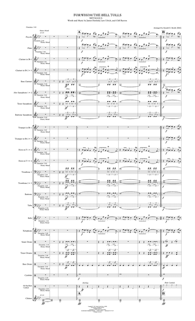 For Whom The Bell Tolls (arr. Ronald E. Booth)