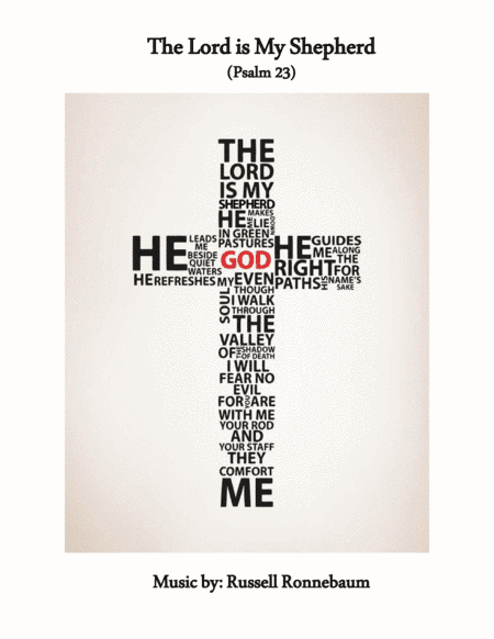 Psalm 23: "The Lord is My Shepherd" (Piano and Soprano)