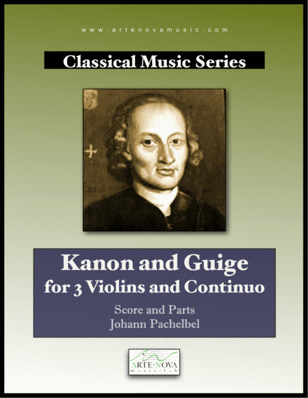Kanon and Guige for 3 Violins and Continuo (arr. Arte Nova Music Lab)