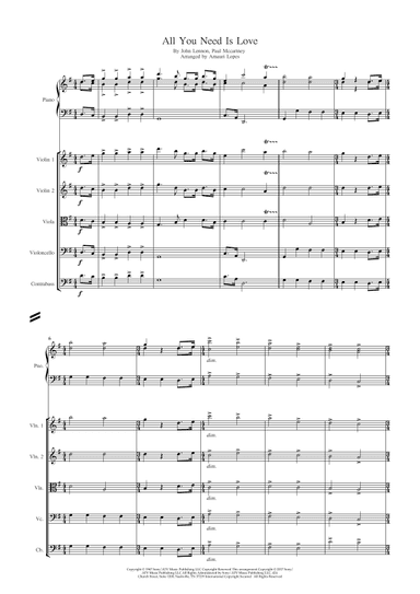 All You Need Is Love (arr. Amauri Lopes)