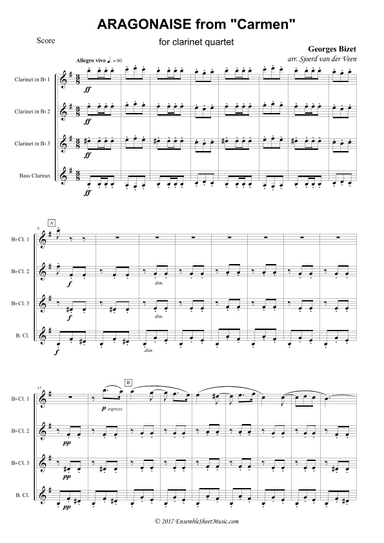 Aragonaise from "Carmen" (arr. Sjoerd van der Veen)