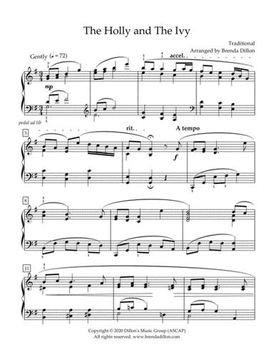 The Holly and the Ivy (arr. Dillon's Music Group)