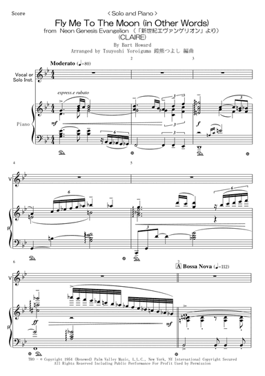 Fly Me To The Moon (in Other Words) (arr. Tsuyoshi Yoroiguma)