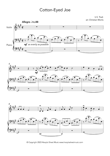 Cotton-Eyed Joe (arr. Christian Morris)