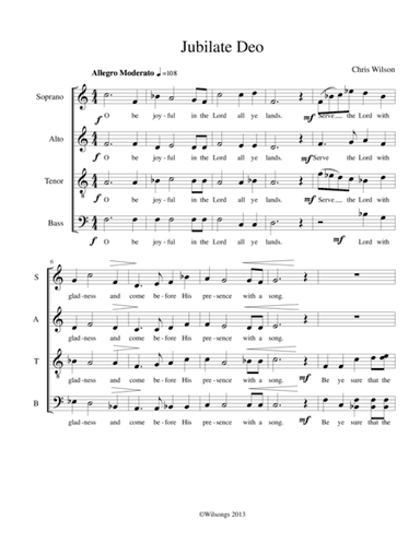 Jubilate Deo