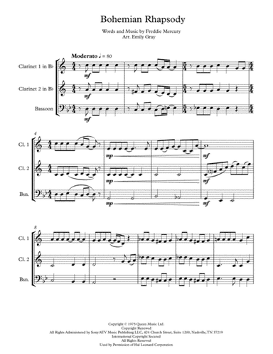 Bohemian Rhapsody (arr. Emily Gray)