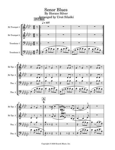 Senor Blues (arr. Uroš Silaški)