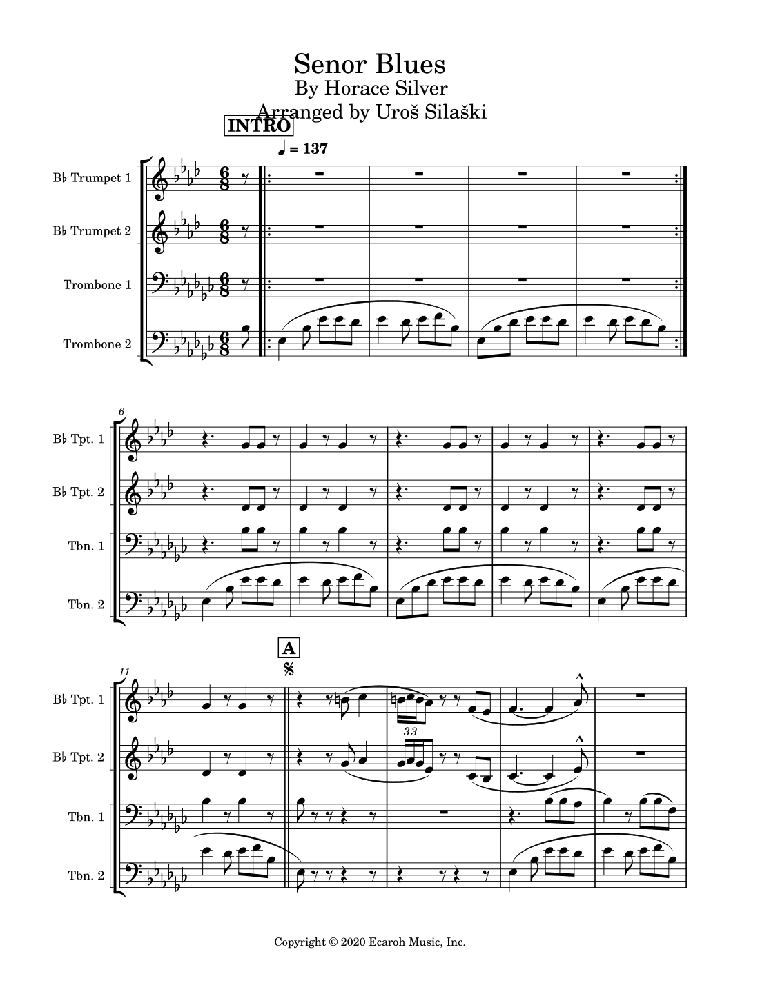 Senor Blues (arr. Uroš Silaški)