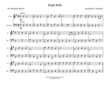 Jingle Bells- Flute and Bassoon Duet (arr. Dominic Meccia)