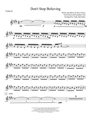 Don't Stop Believin' (arr. Andy sperandeo)