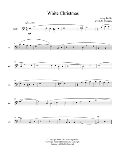 White Christmas (arr. B. C. Dockery)