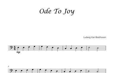 Ode To Joy - Cello (arr. Luís Gustavo Rossato)