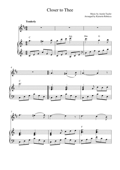 Closer to Thee (arr. Kaiserin Rebecca)