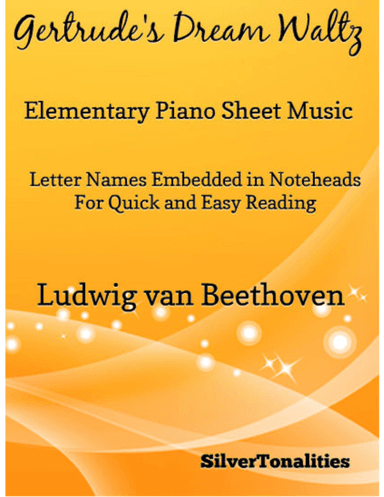 Gertrude's Dream Waltz Elementary Piano Sheet Music (arr. SilverTonalities)