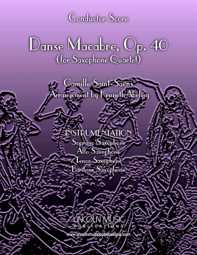 Danse Macabre (for Saxophone Quartet SATB) (arr. Kenneth Abeling)