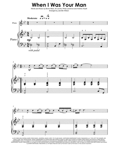 When I Was Your Man (arr. Jennifer Wilson)