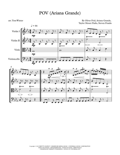 Pov (arr. Tom Winter)