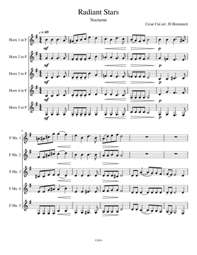 Radiant Stars Nocturne (arr. Jennifer Brummett)