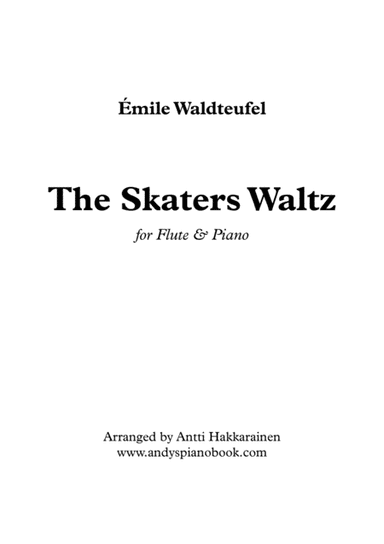 The Skaters Waltz - Flute & Piano (arr. Antti Hakkarainen)