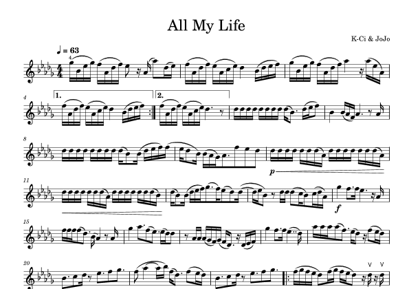 All My Life (arr. Julia Mills)