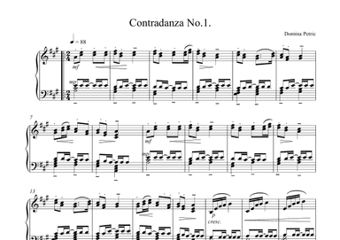 First Contradanza