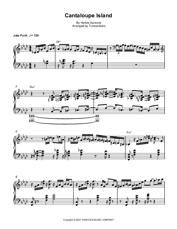 Cantaloupe Island (arr. Tunescribers)