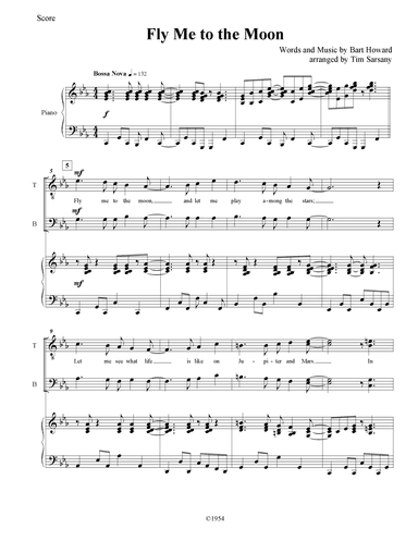Fly Me To The Moon (in Other Words) (arr. Tim Sarsany)