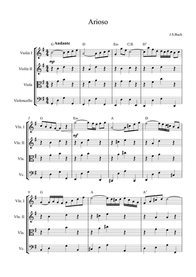 Arioso (arr. Alex Nunes Rodrigues)