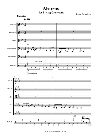 Ahuras (for String Orchestra)