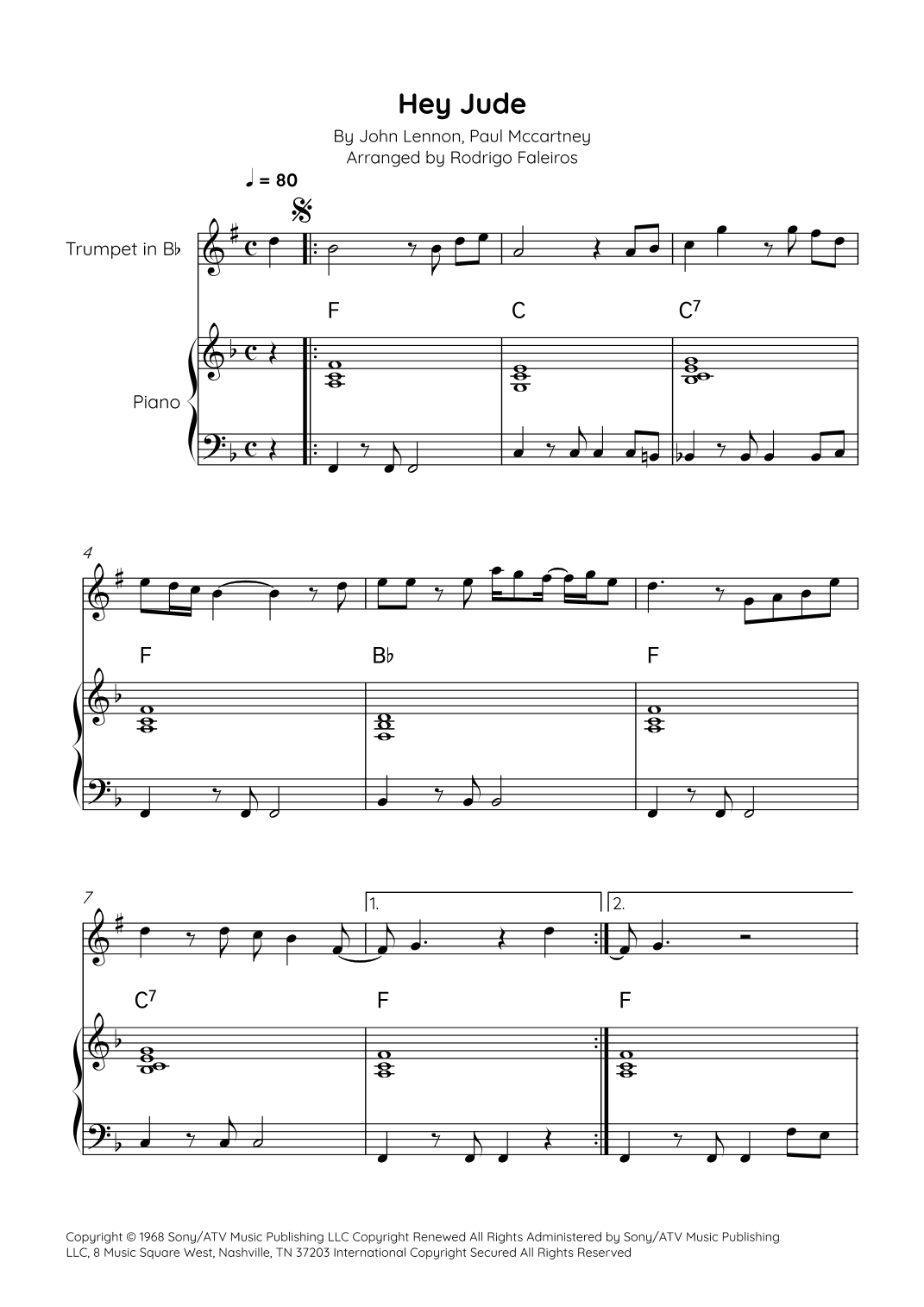 Hey Jude (arr. Rodrigo Faleiros)
