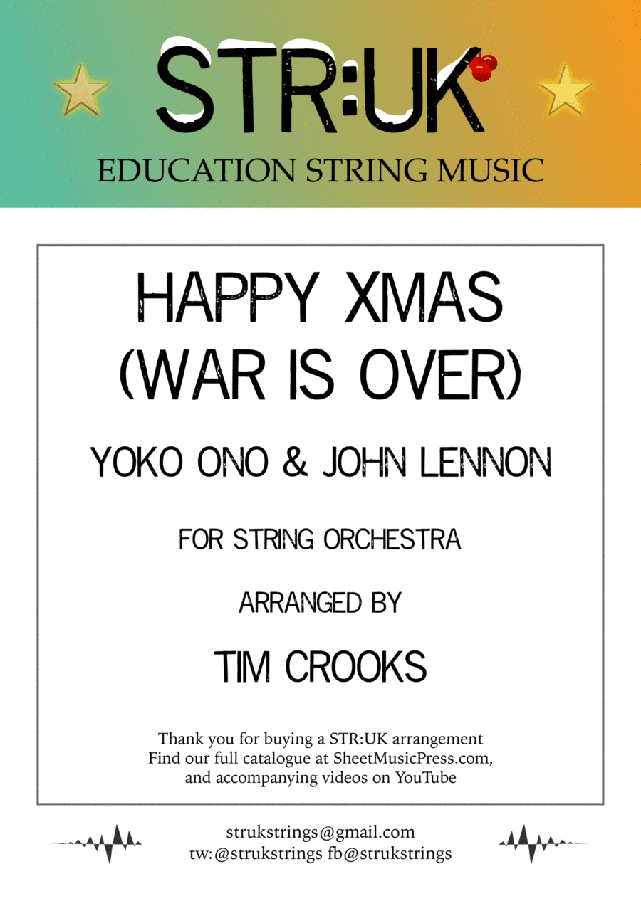 Happy Xmas (war Is Over) (arr. Tim Crooks)
