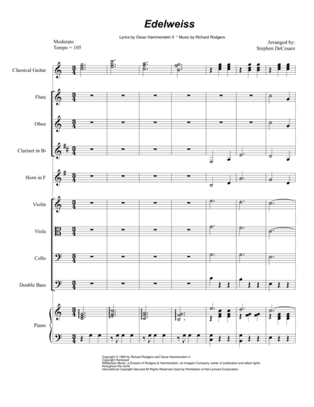 Edelweiss (arr. Stephen DeCesare)