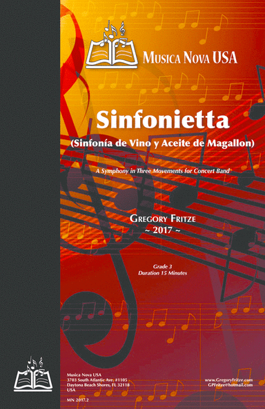 Sinfonietta - A Symphony in Three Movements for Grade 3 Concert Band