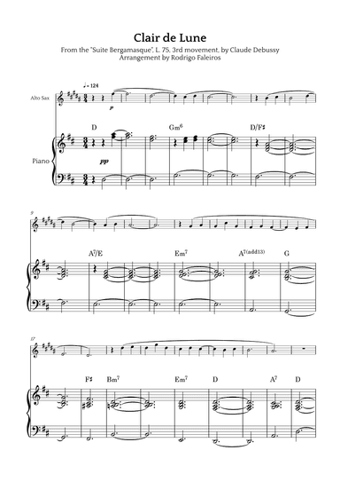 Clair de Lune (arr. Rodrigo Faleiros)