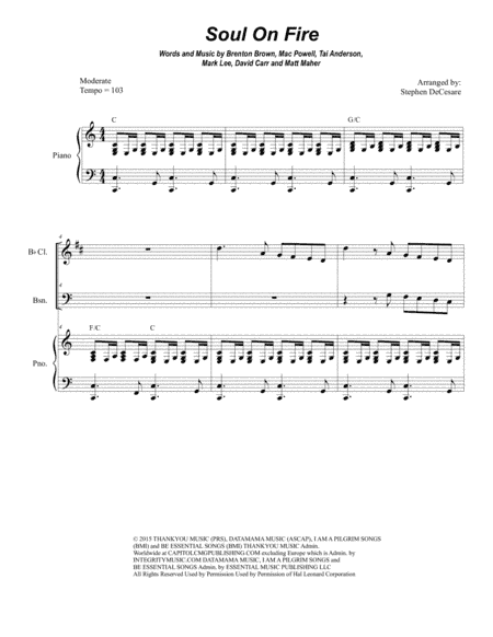 Soul On Fire (arr. Stephen DeCesare)