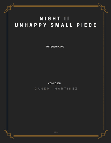 Night II - Unhappy Small Piece